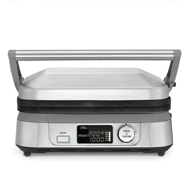 cuisinart-grill-6-en-1-avec-plaques-r-versibles-antiadh-sives-affichage-num-riqu image 1