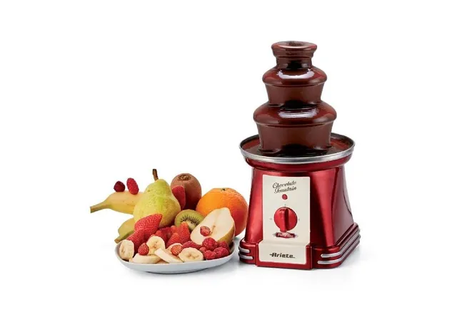 ariete-2962-party-time-fontaine-chocolat-90-w-avec-tour-en-acier-inoxydable-roug image 1