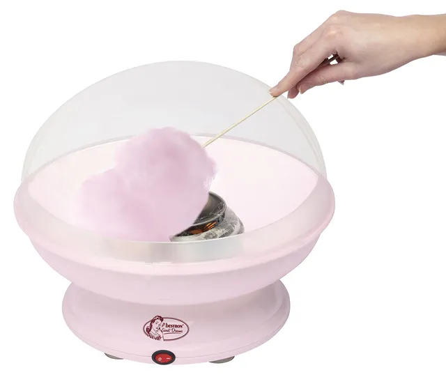 bestron-due40028-machine-barbe-papa-r-tro-sweet-dreams-420-w-rose image 1