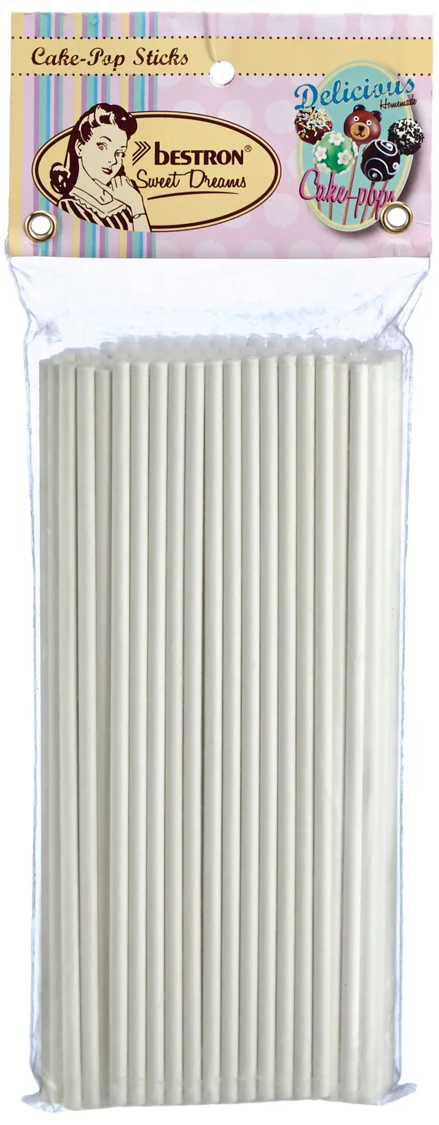 bestron-dst100-sweet-dreams-b-tonnets-en-papier-pour-cakepops-lot-de-100-pi-ces- image 1