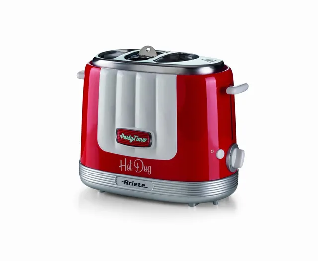 ariete-206-00-machine-hot-dog-party-time-650-w-4-compartiments-5-niveaux-de-cuis image 1