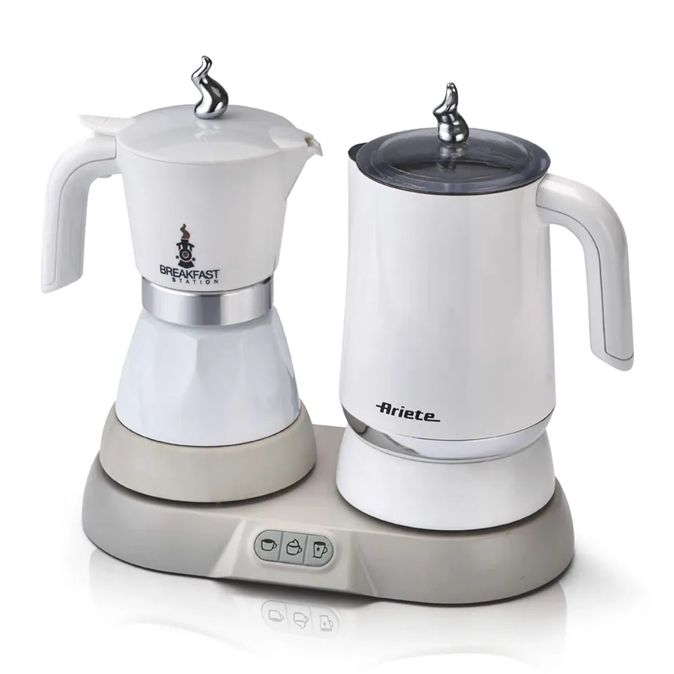 ariete-1344-breakfast-station-station-petit-d-jeuner-3-en-1-cafeti-re-mousseur-l image 1
