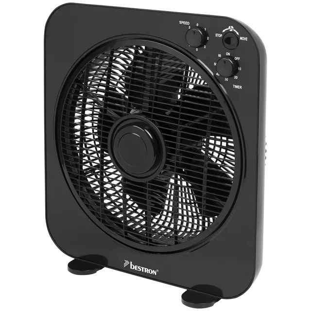 bestron-abox12z-ventilateur-box-oscillant-sur-socle-30-cm-3-vitesses-minuterie-1 image 1
