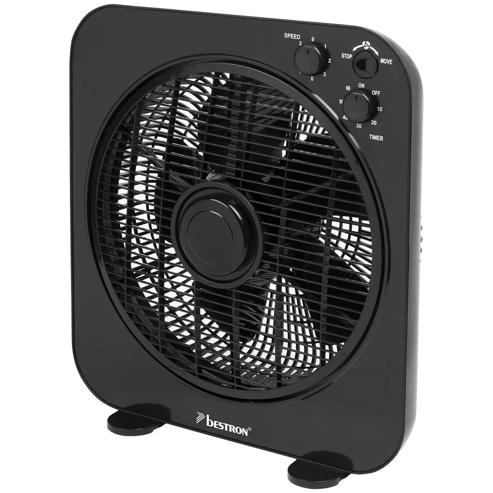 bestron-abox12z-ventilateur-box-oscillant-sur-socle-30-cm-3-vitesses-minuterie-1 image 1