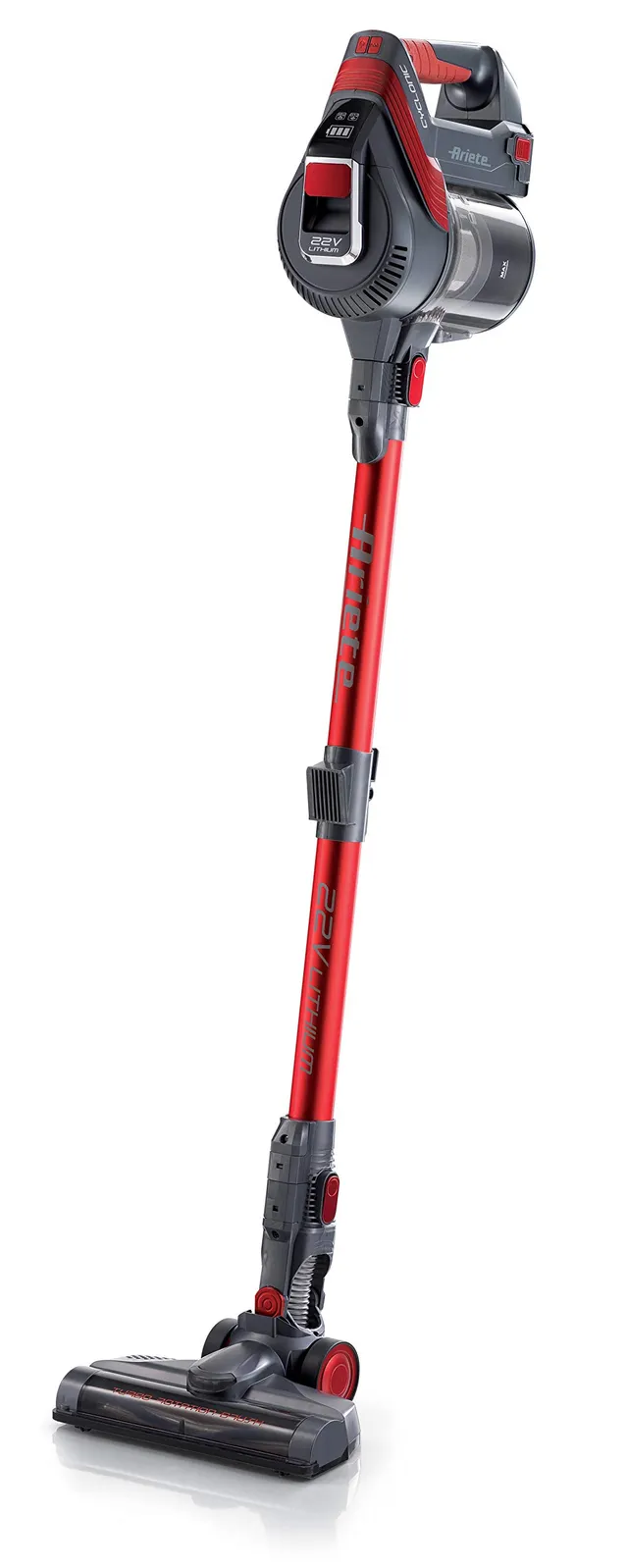 ariete-2763-balai-lectrique-2-en-1-sans-fil-22-v-cyclonique-sans-sac-aspirateur- image 1