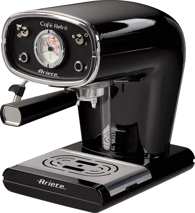 ariete-1388-machine-expresso-vintage-900-w-mousseur-lait-caf-moulu-et-dosettes-e image 1