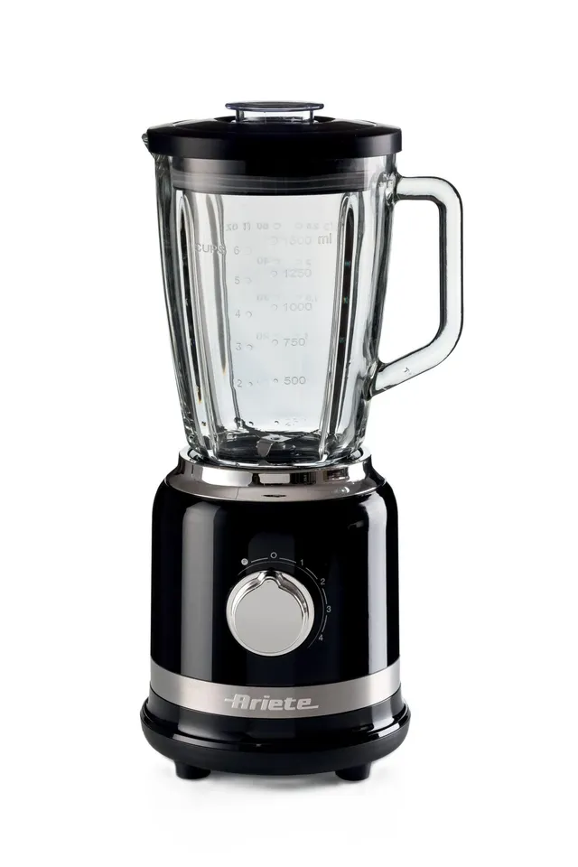 ariete-585-mixeur-moderna-1000-w-bol-verre-gradu-1-5-l-4-vitesses-pulse-4-lames- image 1