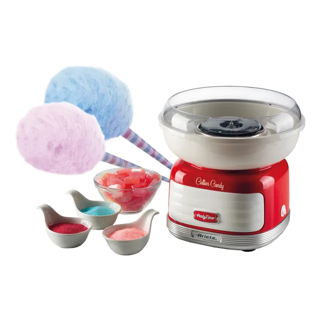 ariete-2971-cotton-candy-machine-barbe-papa-r-tro-450-w-sucre-en-poudre-et-bonbo image 1