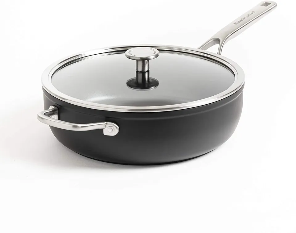 kitchenaid-forged-hardened-aluminium-sauteuse-antiadh-sive-28-cm-4-6-l-avec-couv image 1