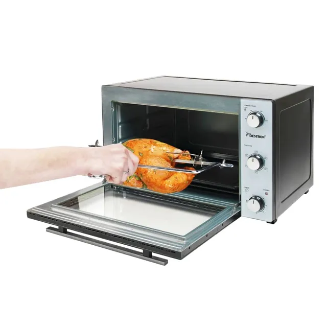 bestron-aov31-mini-four-2-en-1-avec-r-tissoire-et-chaleur-tournante-31-l-2000-w- image 1