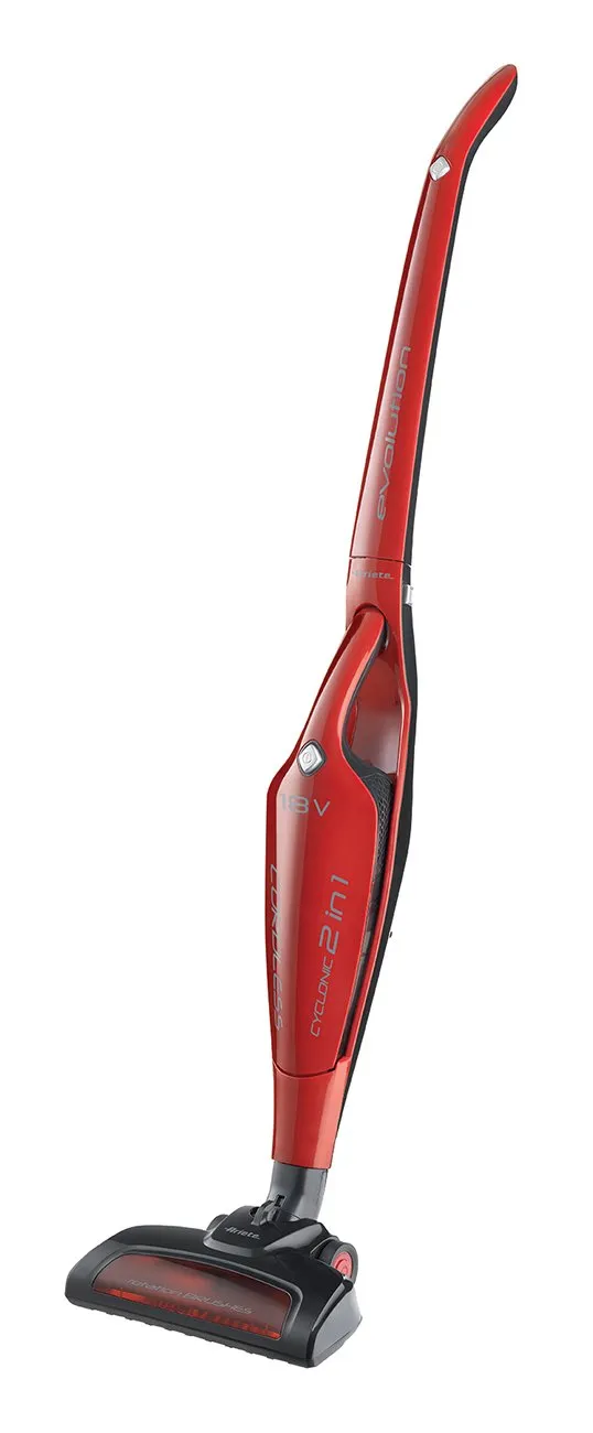 ariete-2765-aspirateur-balai-2-en-1-sans-fil-18-v-filtre-hepa-lavable-rouge image 1