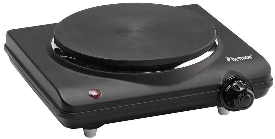 bestron-ahp112-plaque-de-cuisson-compacte-en-fonte-1500-w-16-5-cm-thermostat-aju image 1
