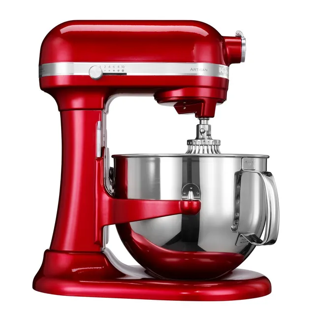 kitchenaid-artisan-5ksm7580x-robot-sur-socle-6-9-l-bol-inox-moteur-1-6-ch-rouge- image 1