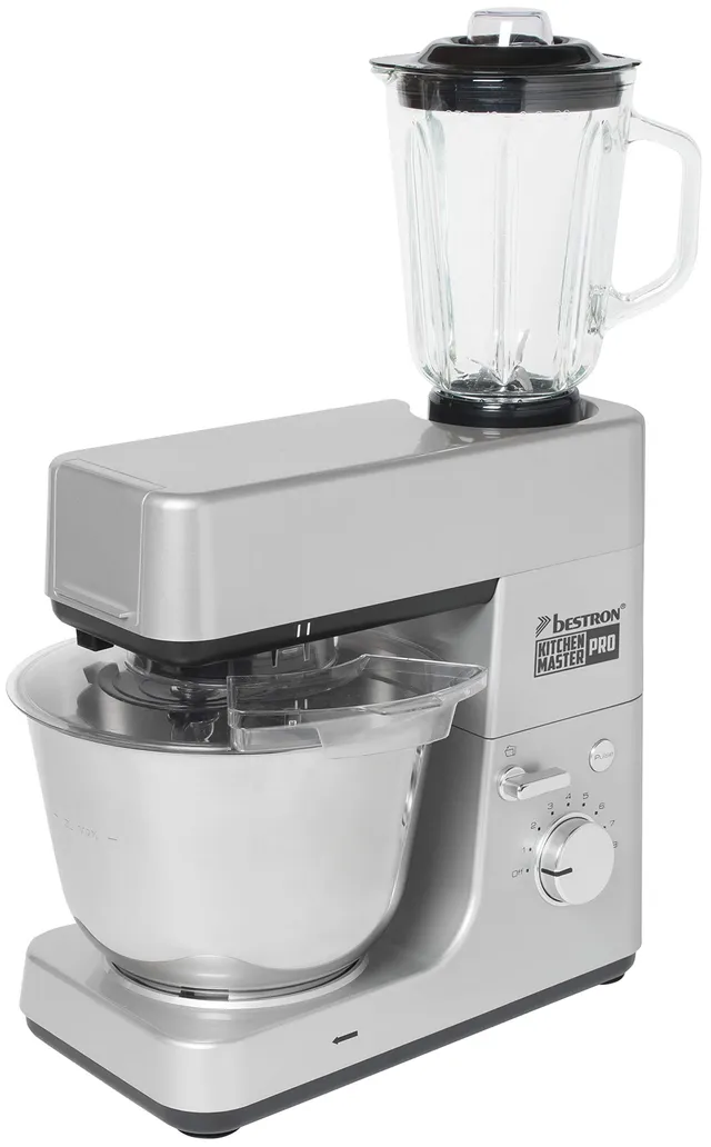 bestron-akm1600s-robot-de-cuisine-4-en-1-1200-w-avec-blender-hachoir-viande-et-k image 1