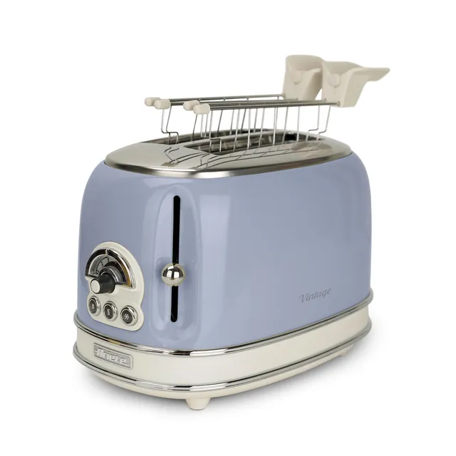 ariete-vintage-155-grille-pain-2-tranches-6-niveaux-de-grillage-jection-automati image 1