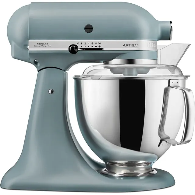kitchenaid-artisan-5ksm175psemf-hachoir-viande-accessoire-pour-robot-bleu-brume image 1