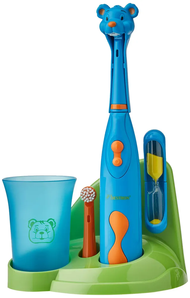 bestron-dsa3500b-brosse-dents-lectrique-enfant-bobby-bear-3000-rotations-min-set image 1
