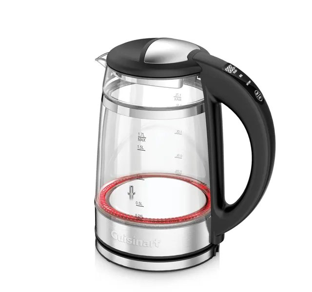 cuisinart-bouilloire-en-verre-1-7-l-temp-rature-variable-50-100-c-3-kw-double-pa image 1