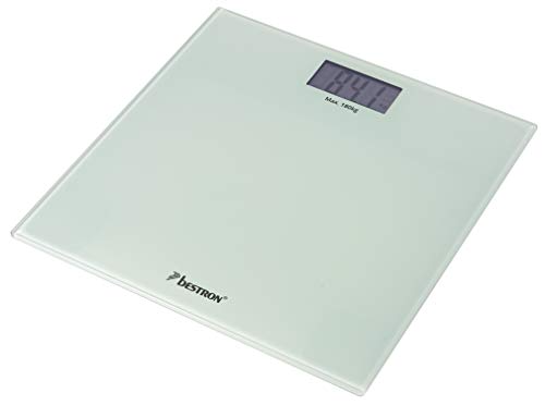bestron-abs2000w-p-se-personne-avec-cran-lcd-haute-pr-cision-verre-180-kg-blanc image 7