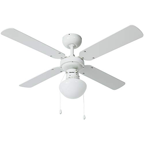bestron-dhb42w-ventilateur-de-plafond-avec-lampe-102-cm-50-w-blanc-rable-4-pales image 6
