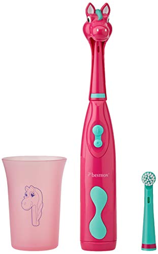 bestron-dsa3500p-brosse-dents-lectrique-pour-enfants-pretty-pony-avec-gobelet-sa image 5