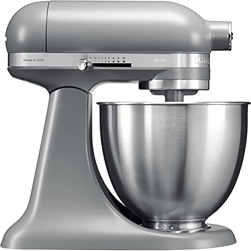 kitchenaid-artisan-mini-5ksm3311xefg-robot-de-cuisine-3-3-l-gris-mat image 2