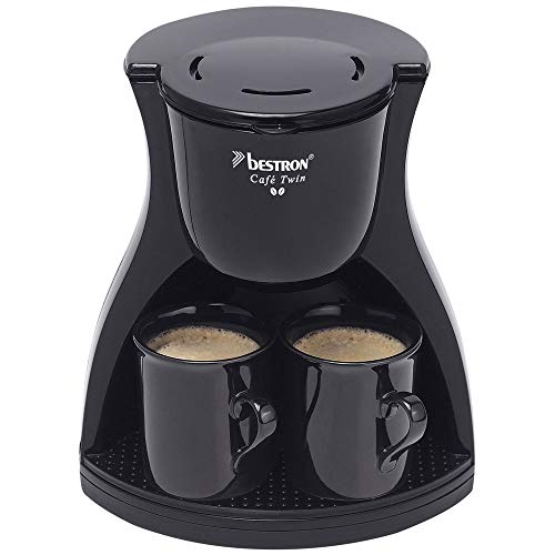 bestron-acm8007be-duo-machine-caf-filtre-2-tasses-avec-2-tasses-en-porcelaine-24 image 5