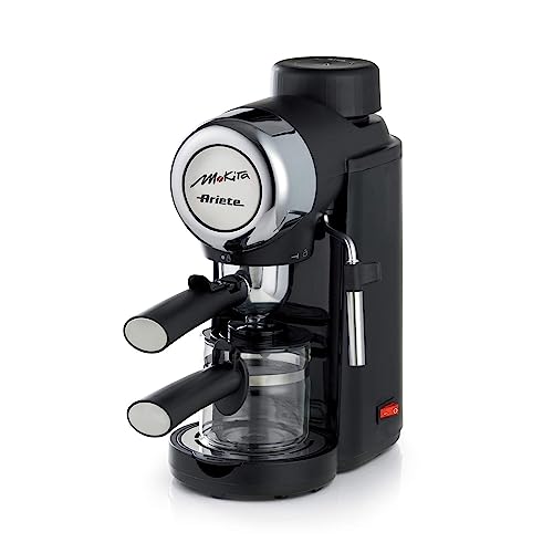ariete-mokita-1340-machine-caf-moka-et-cappuccino-800-w-4-tasses-bec-vapeur-noir image 8