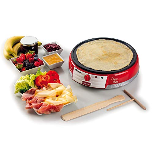 ariete-party-time-202-cr-pi-re-lectrique-rouge-plaque-anti-adh-sive-1000-w-avec- image 8