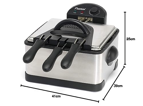 bestron-df402b-friteuse-familiale-zone-froide-3-paniers-4-l-1-5-kg-de-friture-20 image 7