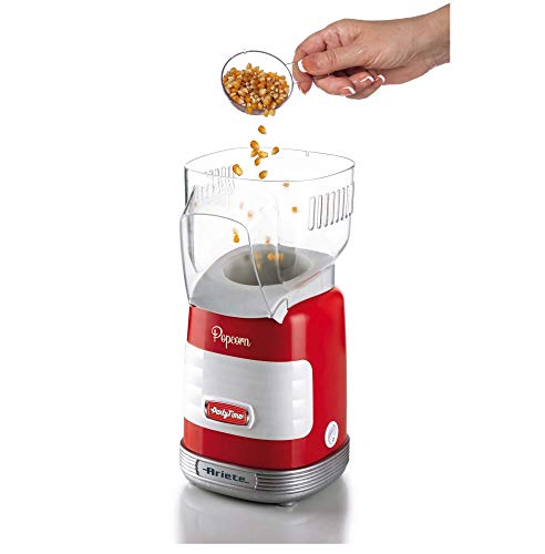 ariete-party-time-2956-machine-pop-corn-air-chaud-1100-w-60-g-de-pop-corn-en-2-m image 8