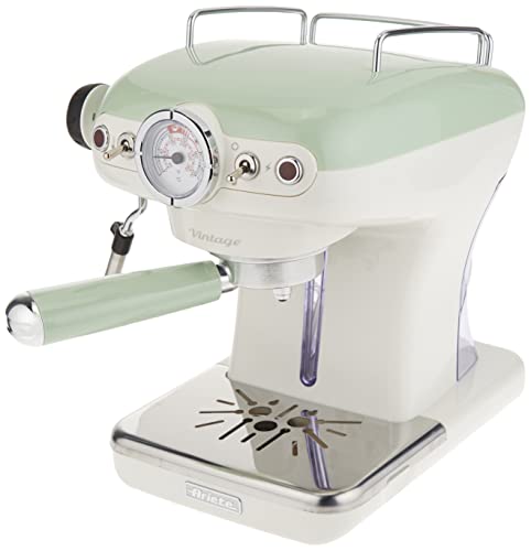 ariete-1389-expresso-vintage-machine-espresso-900-w-15-bars-mousseur-lait-cappuc image 6