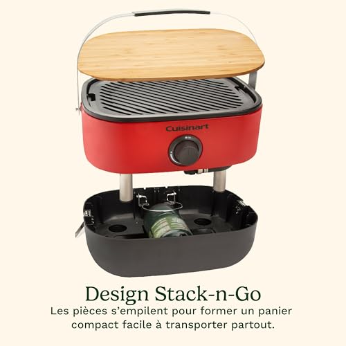 cuisinart-venture-barbecue-gaz-portable-stack-n-go-couvercle-bois-planche-d-coup image 7