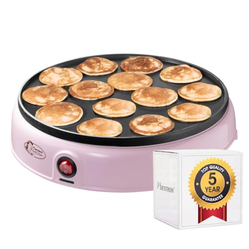 bestron-apfm700sdp-appareil-poffertjes-r-tro-sweet-dreams-14-cavit-s-antiadh-siv image 6