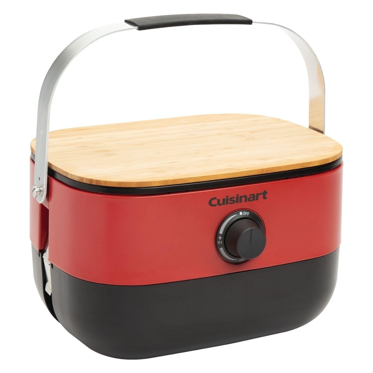 cuisinart-venture-barbecue-gaz-portable-stack-n-go-couvercle-bois-planche-d-coup image 1