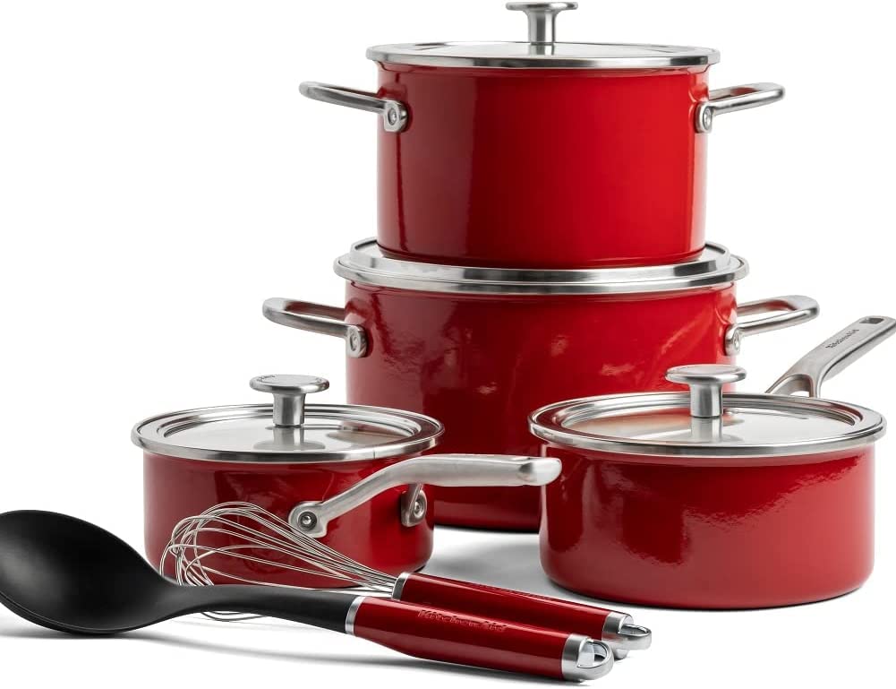 kitchenaid-steel-core-enamel-cocotte-20-cm-3-7-l-avec-couvercle-en-verre-tremp-m image 5