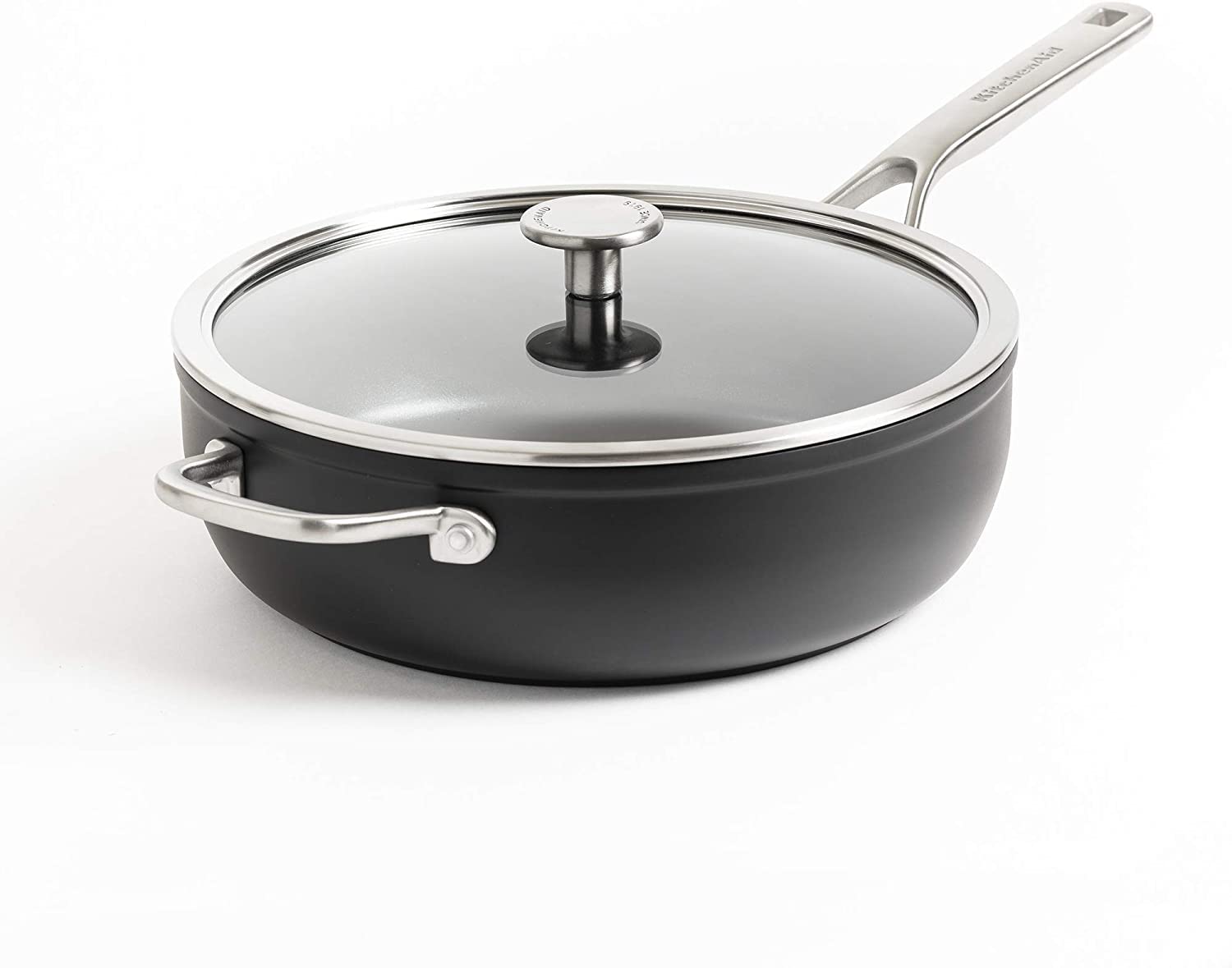 kitchenaid-forged-hardened-aluminium-sauteuse-antiadh-sive-28-cm-4-6-l-avec-couv image 1