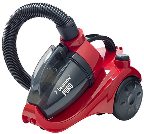 bestron-aspirateur-tra-neau-sans-sac-700-w-capacit-1-l-rayon-d-action-7-5-m-roug image 8