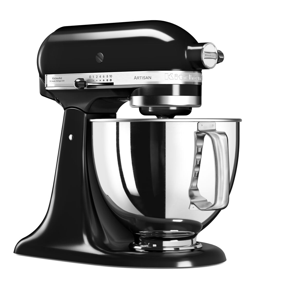 kitchenaid-artisan-5ksm125-robot-p-tissier-t-te-inclinable-4-8-l-avec-fouet-m-la image 2