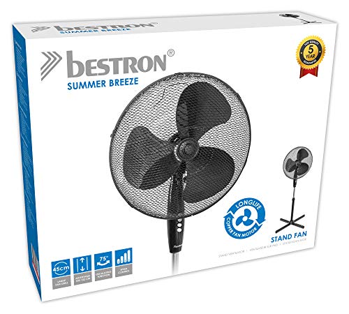 bestron-asv45z-ventilateur-sur-pied-oscillation-75-hauteur-r-glable-jusqu-122-cm image 7