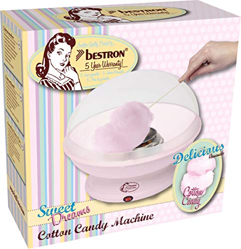 bestron-due40028-machine-barbe-papa-r-tro-sweet-dreams-420-w-rose image 7