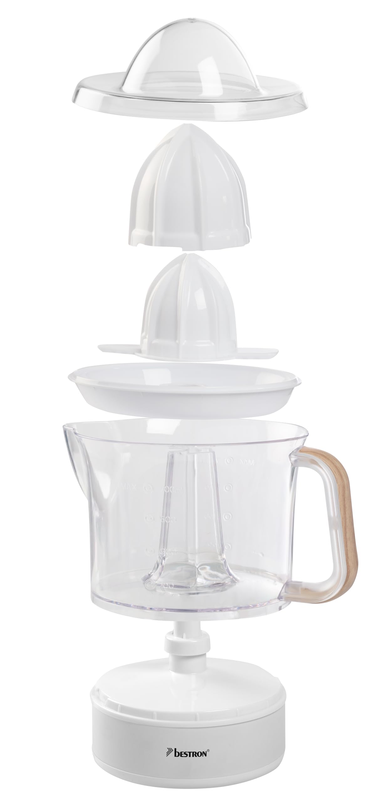 bestron-acj350nh-presse-agrumes-lectrique-nordic-home-0-7-l-2-c-nes-de-pressage- image 4