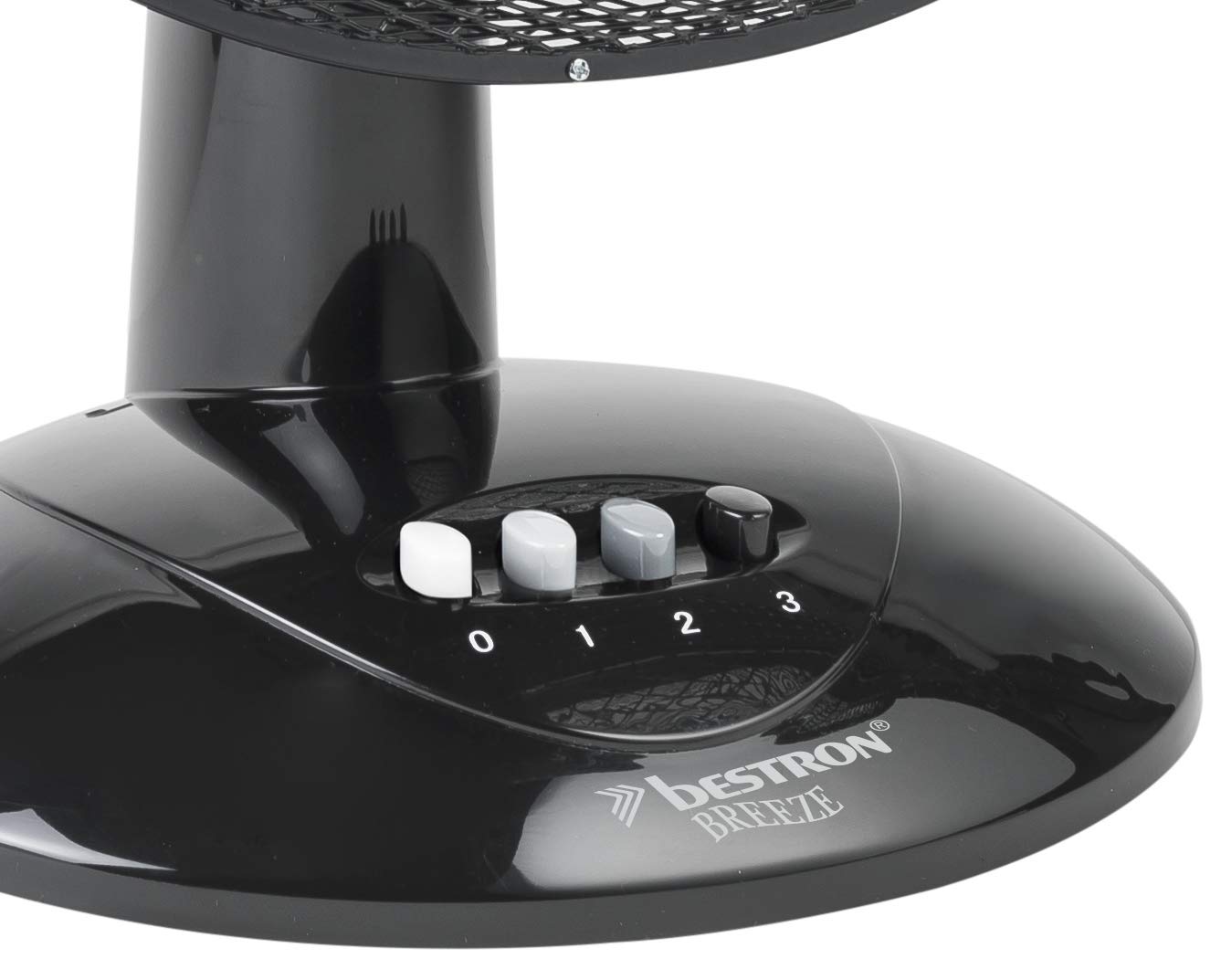 bestron-ddf45z-ventilateur-de-table-45-cm-3-vitesses-oscillation-80-45-w-noir image 2