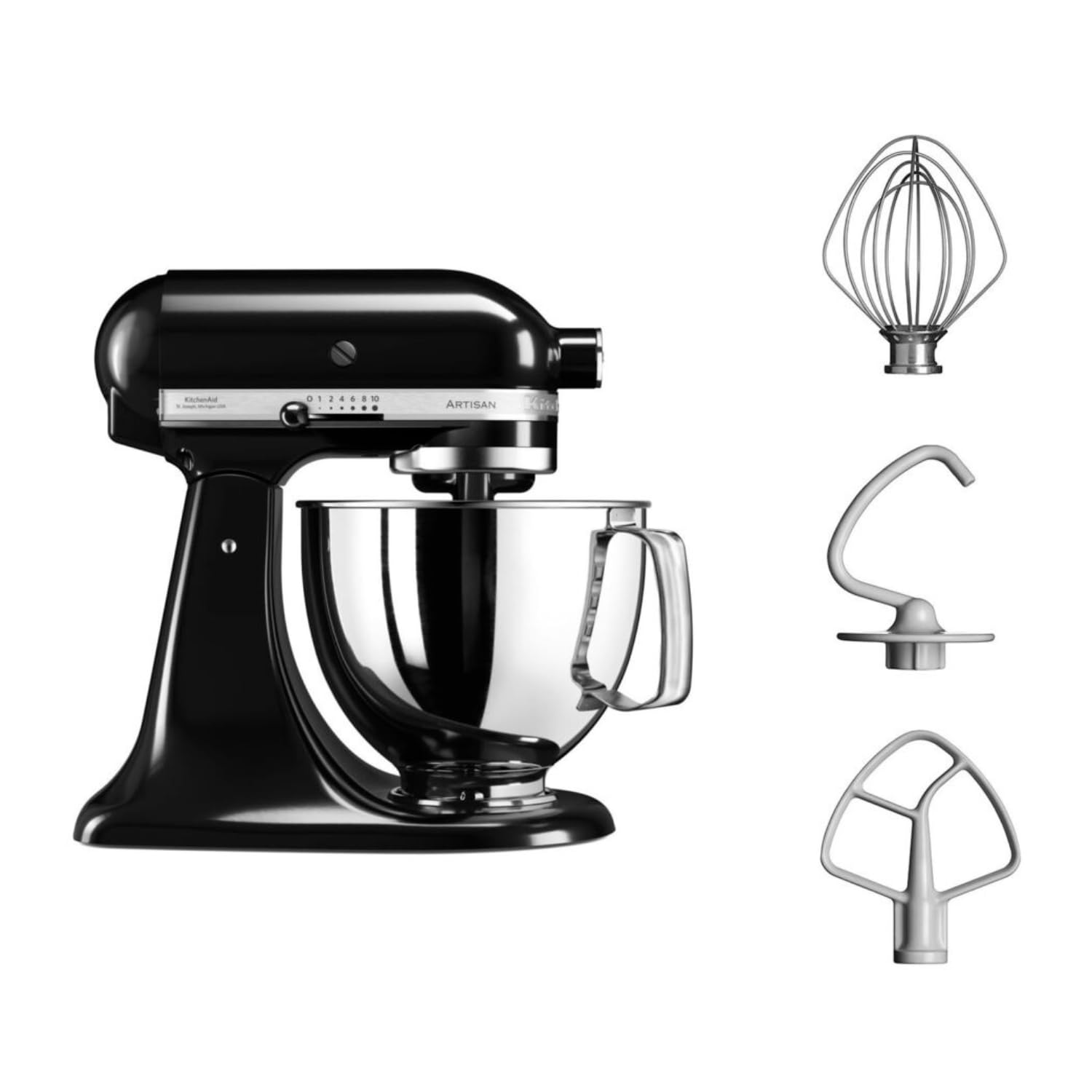 kitchenaid-artisan-5ksm125-robot-p-tissier-t-te-inclinable-4-8-l-avec-fouet-m-la image 4