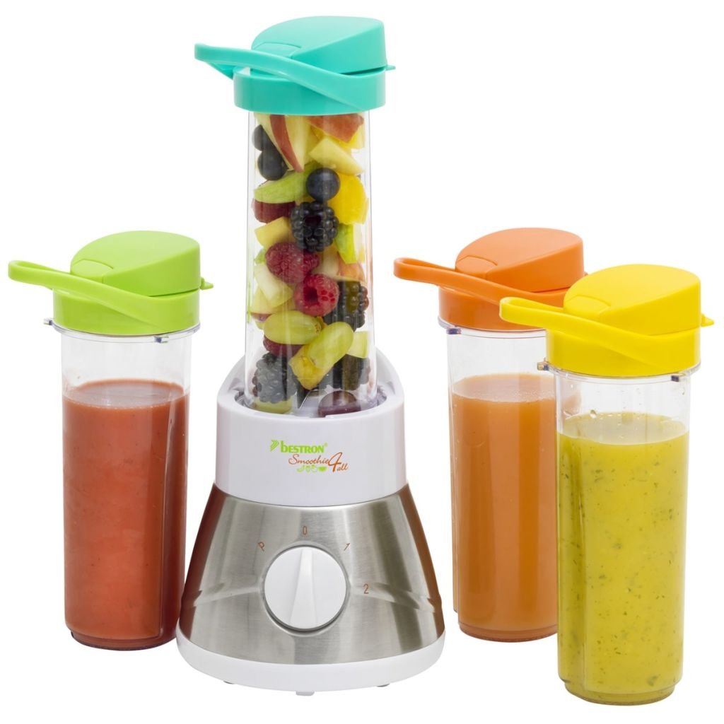 bestron-blender-smoothie-familial-400-w-4-gobelets-bols-m-langeurs-de-400-ml-cou image 2