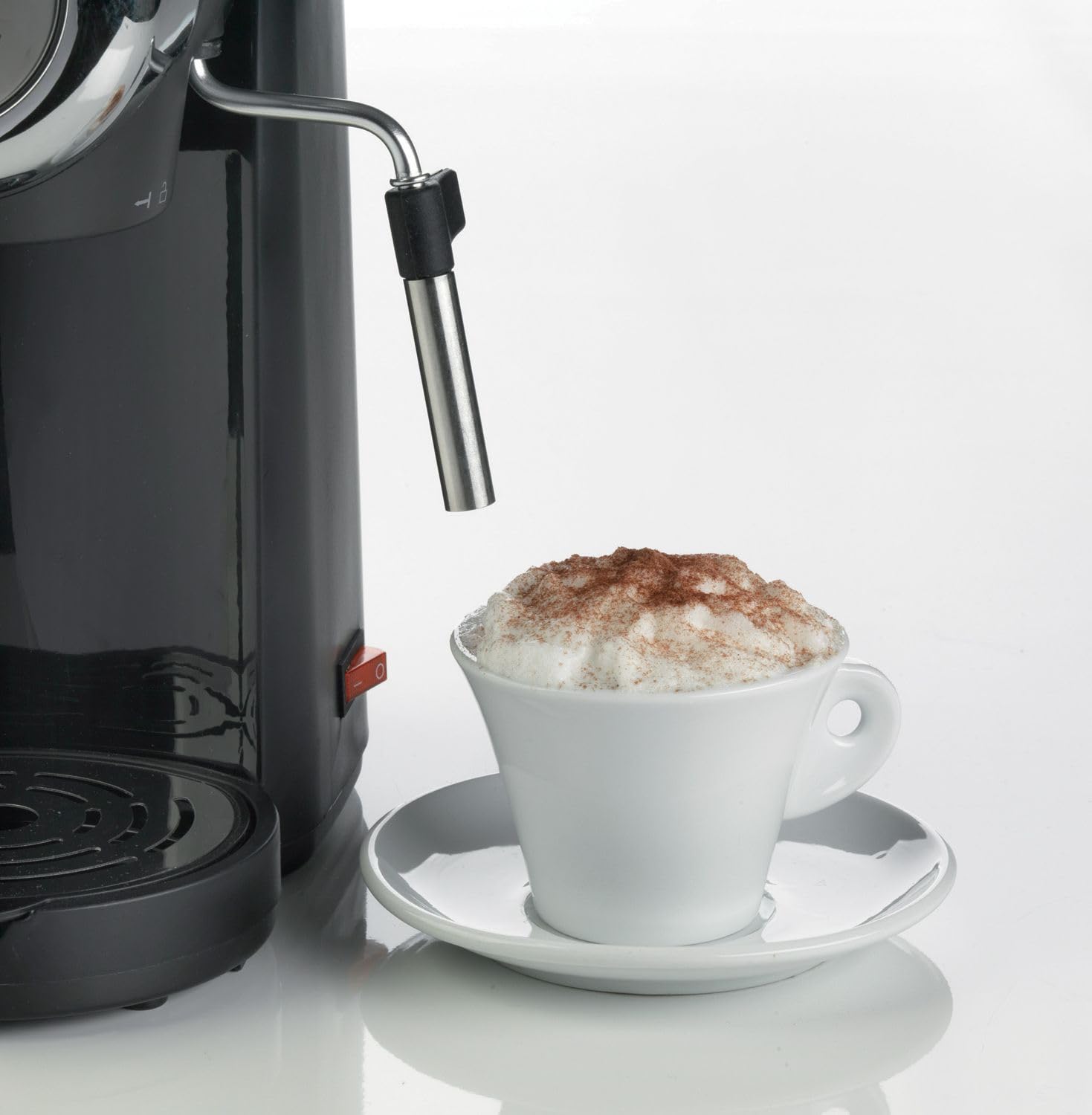 ariete-mokita-1340-machine-caf-moka-et-cappuccino-800-w-4-tasses-bec-vapeur-noir image 3