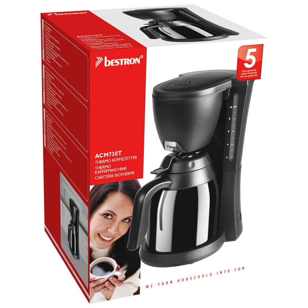 bestron-acm730t-cafeti-re-filtre-lectrique-avec-verseuse-isotherme-1-l-10-tasses image 5