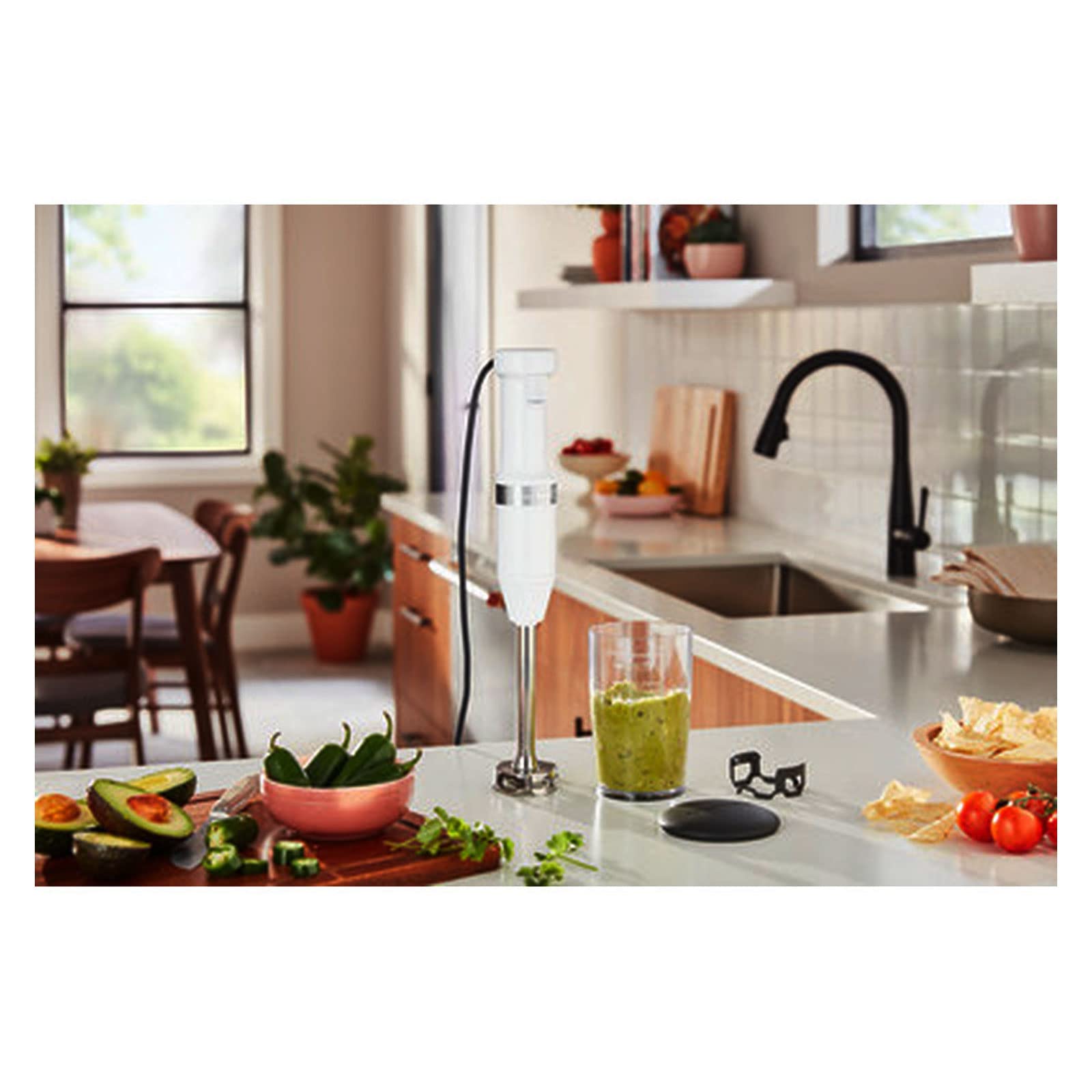 kitchenaid-classic-5khbv53ewh-mixeur-plongeant-2-vitesses-avec-bol-700-ml-blanc image 6