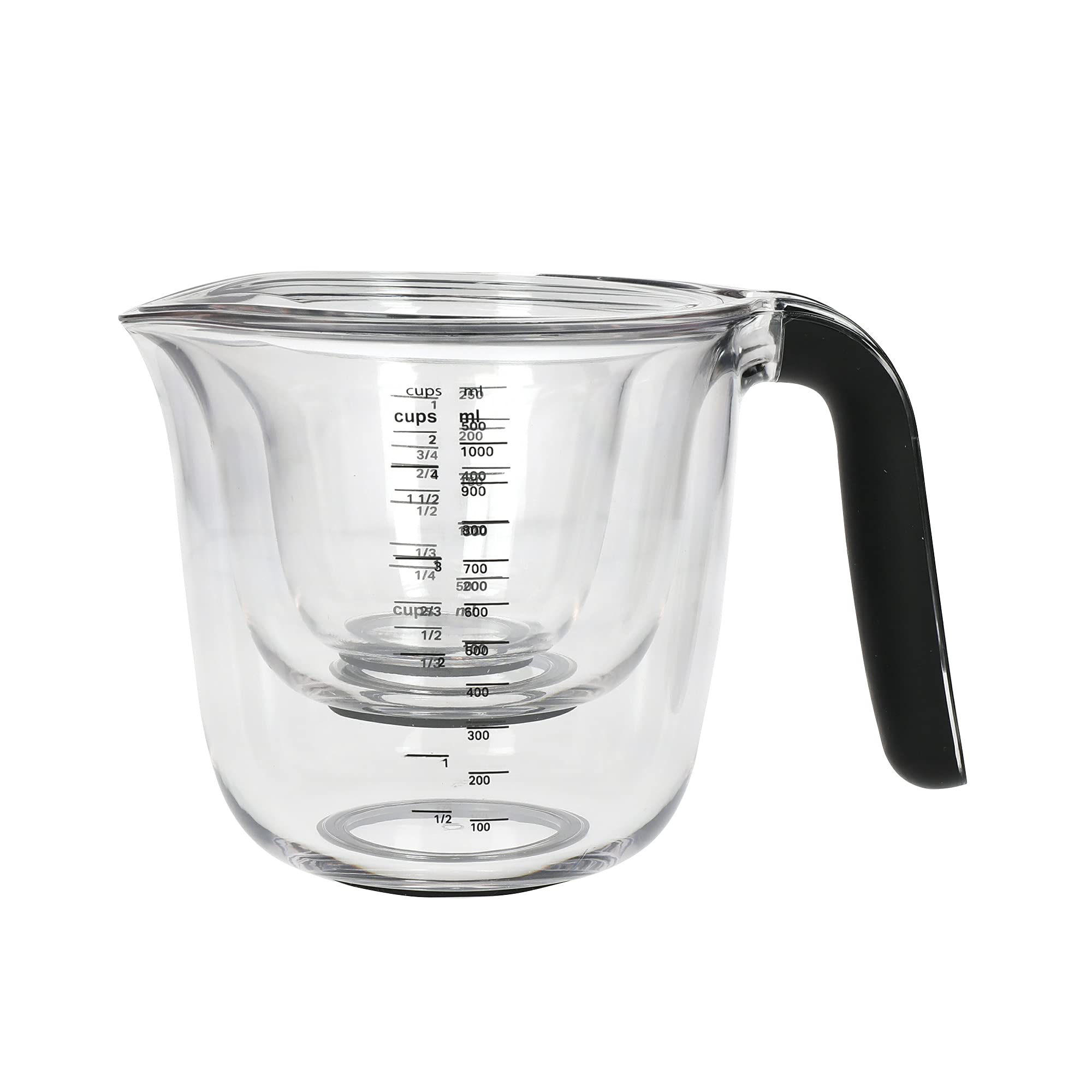 kitchenaid-set-de-3-pichets-mesurer-empilables-sans-bpa-1-l-500-ml-250-ml-gradua image 1