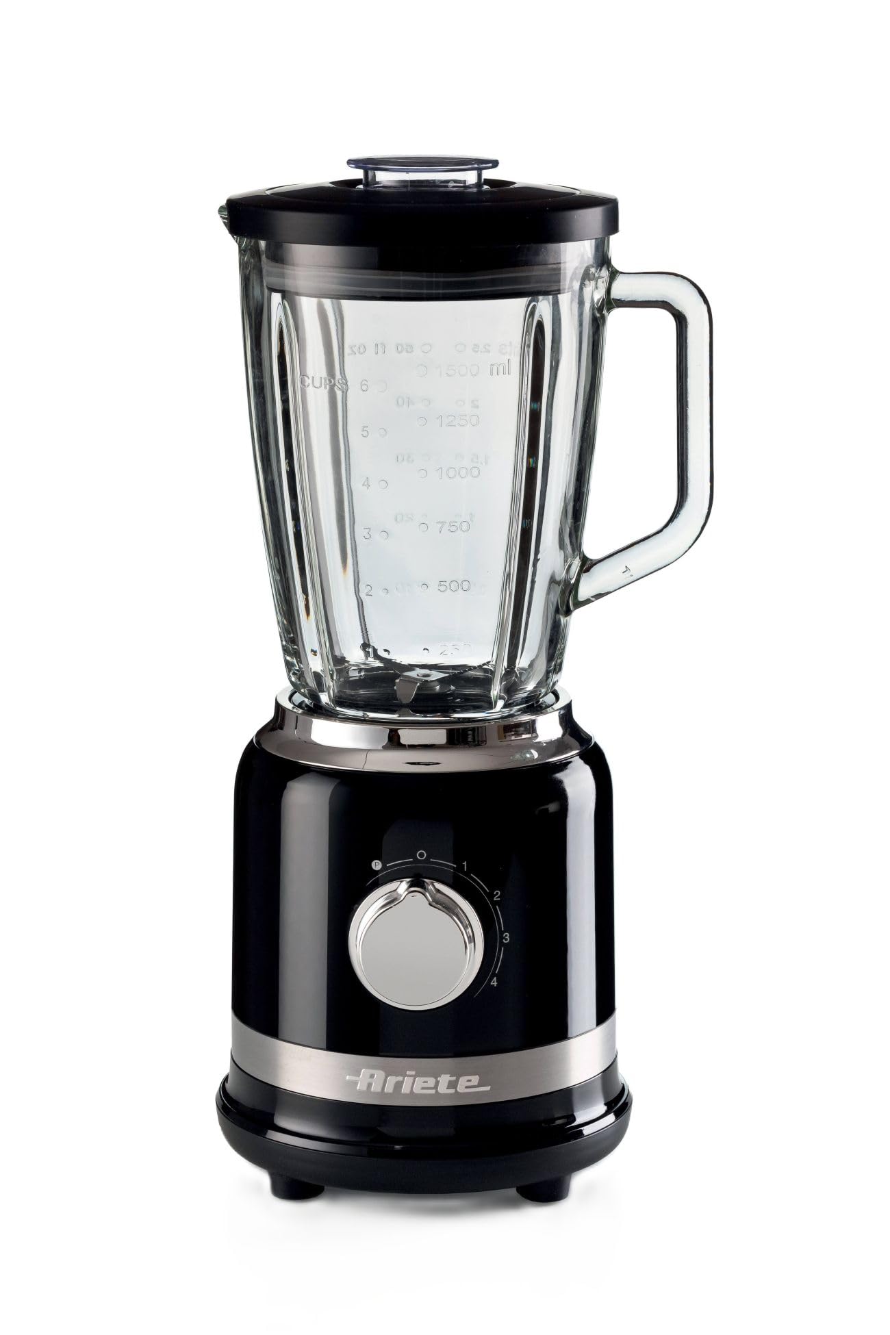 ariete-585-mixeur-moderna-1000-w-bol-verre-gradu-1-5-l-4-vitesses-pulse-4-lames- image 1